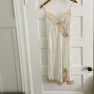 Vintage Gold Label Victoria Secret White Lingerie Lace Lingerie Nightgown